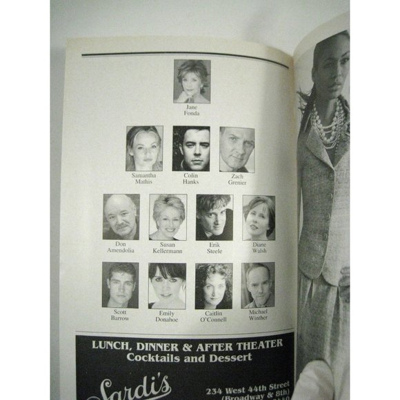 33 Variations Playbill April 2009 Eugene O'Neill Theatre Ticket Jane Fonda Hanks - Picture 6 of 7